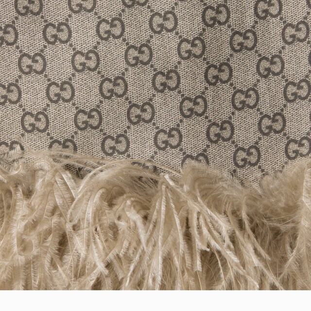 Printed silk twill long dress - image 2