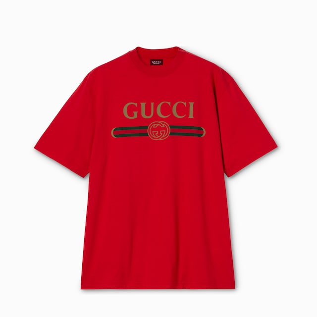 饰印花桑蚕丝混纺针织T恤