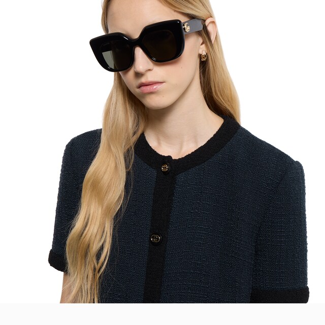 Wool textured tweed dress