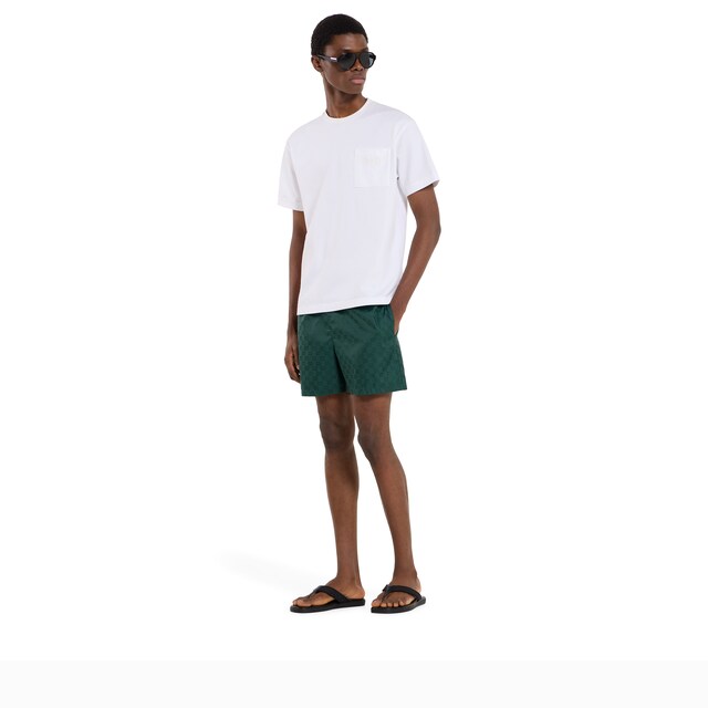 Men's thong with tonal logo