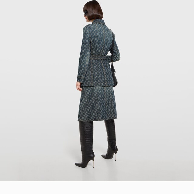 GG cotton denim jacquard jacket - image 4