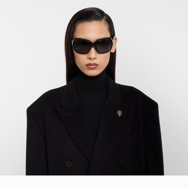 Double-breasted wool cashmere coat - image 2