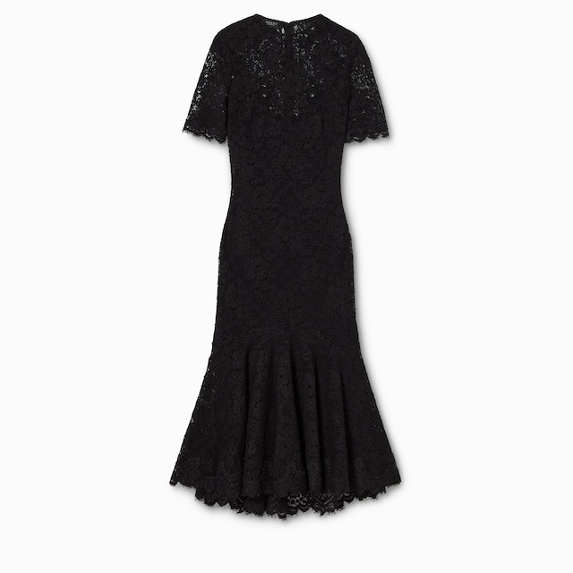 GG flower stretch lace dress