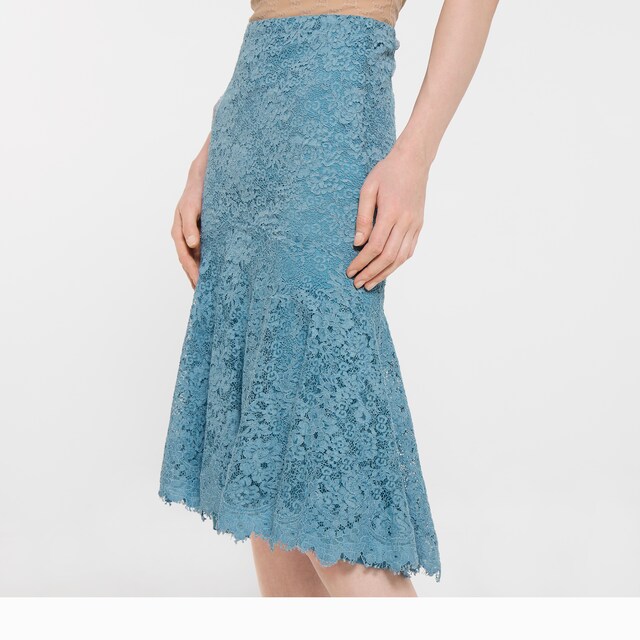 GG flower stretch lace skirt - image 3