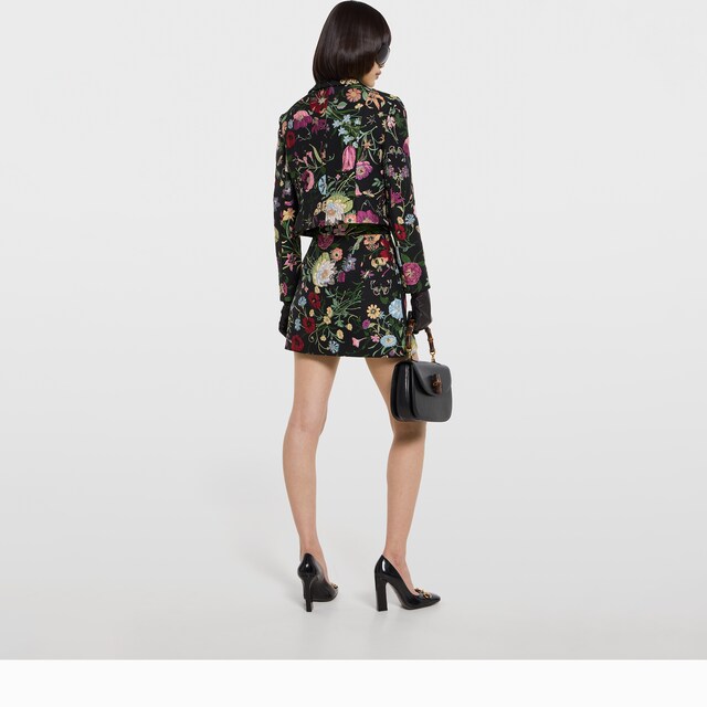 Gucci Flora silk brocade jacket