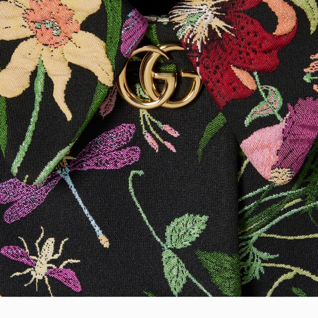 Gucci Flora silk brocade jacket - image 2