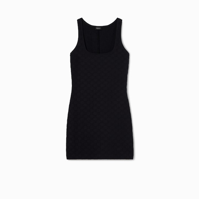 Abito in jersey jacquard GG