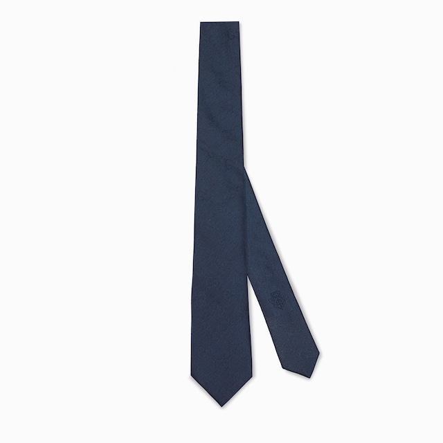 GG silk cotton tie