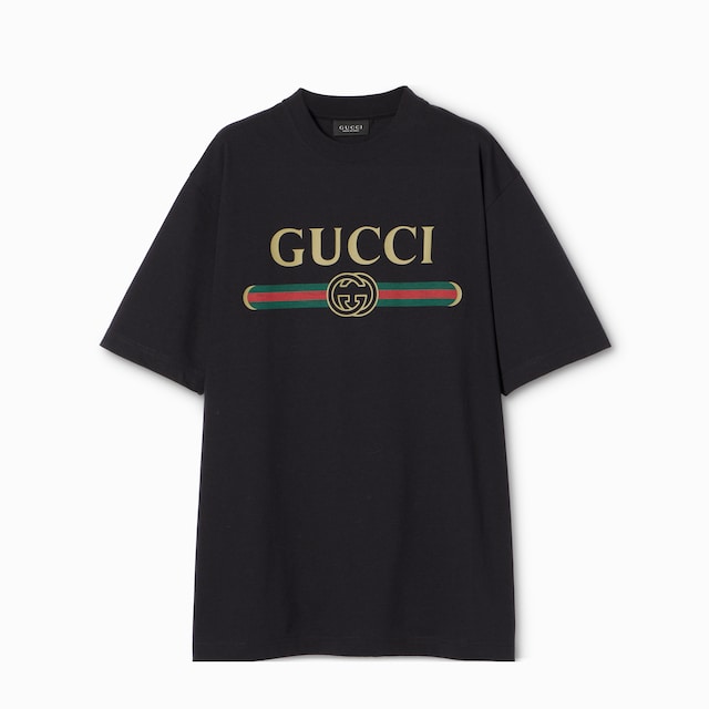 T-shirt en jersey de coton et soie avec imprimé