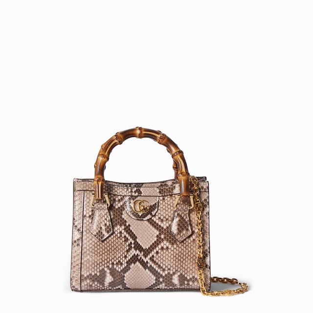Cabas Gucci Diana petit format en cuir python