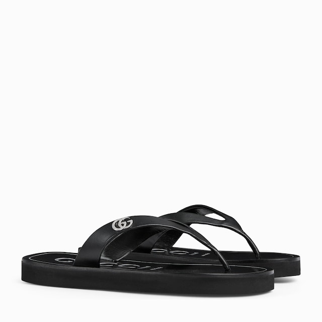 여성 더블 G T-스트랩 샌들