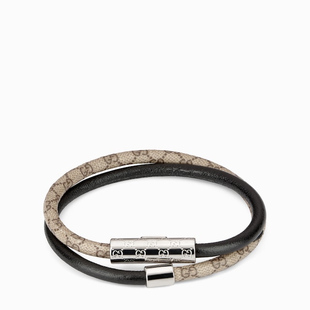 Double bracelet with GG detail