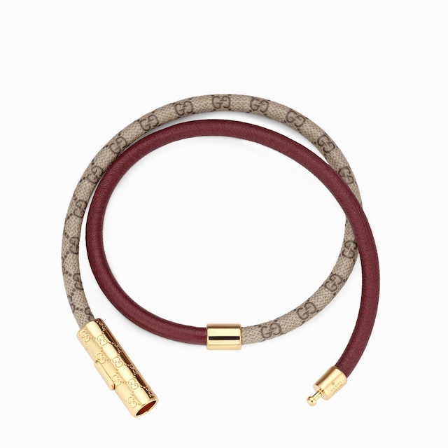 Double bracelet with GG detail