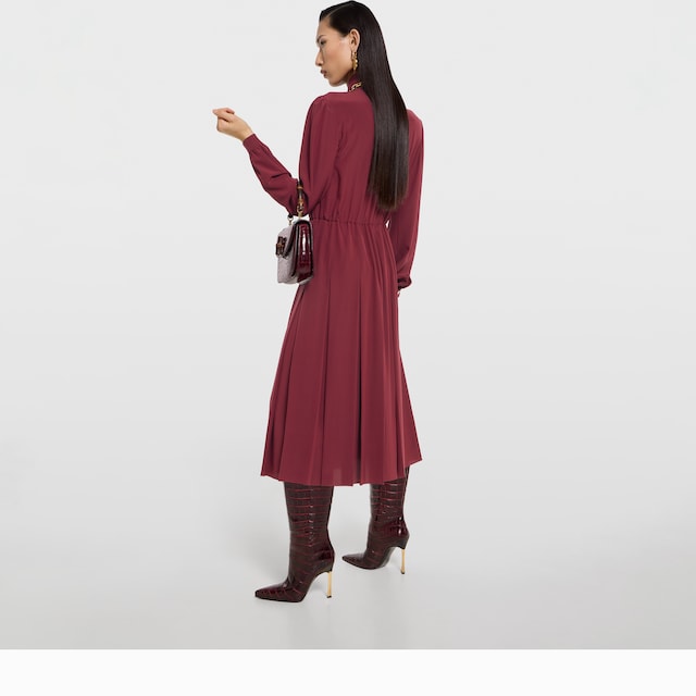 Silk crepe de chine dress
