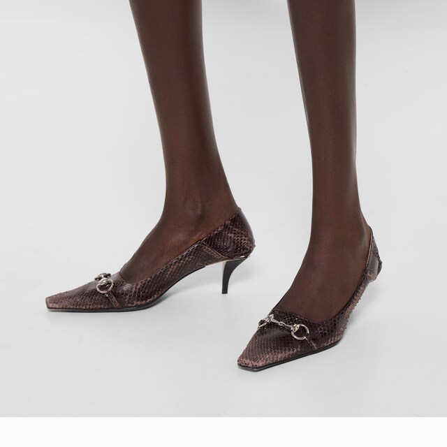 Women's Vittoria python pump - image 3
