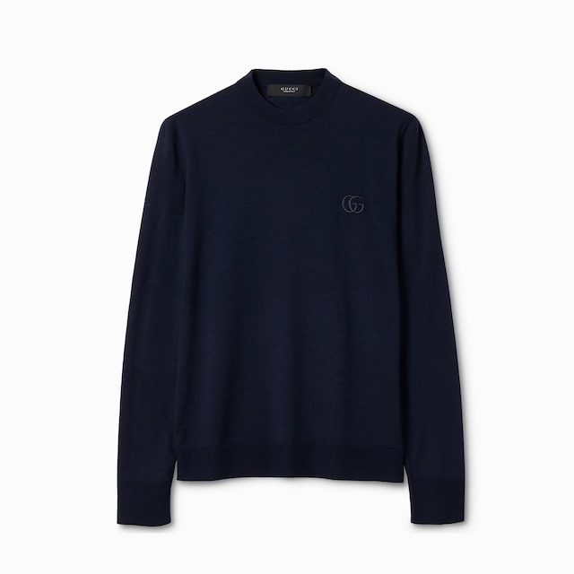 饰刺绣羊毛针织毛衣