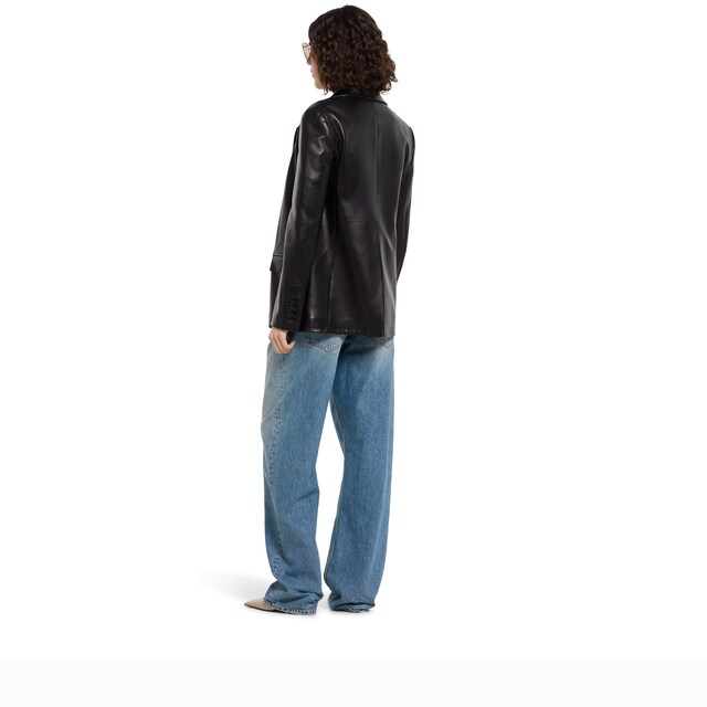 Shiny leather jacket - image 2