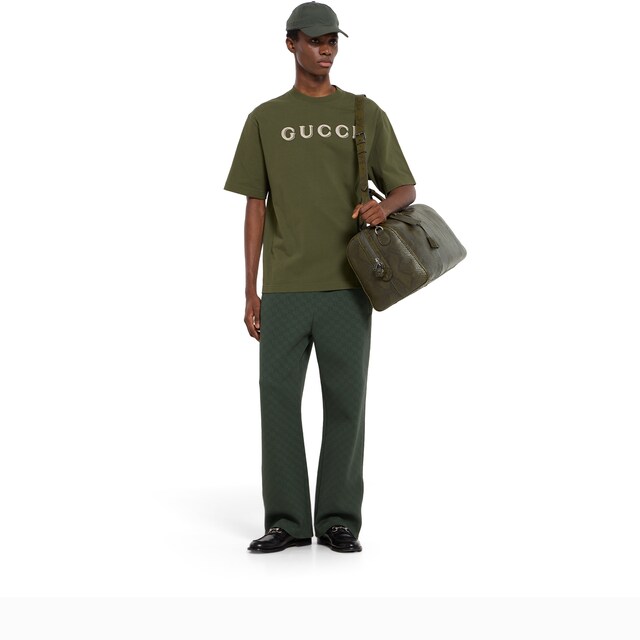 Maxi python duffle bag