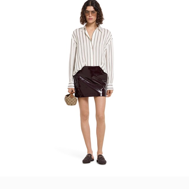 Web silk jacquard shirt - image 2