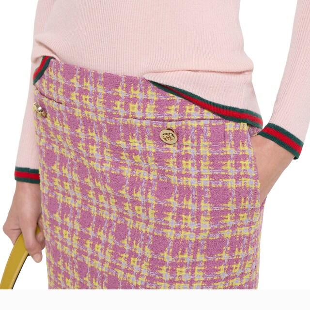 Wool boucle skirt - image 4