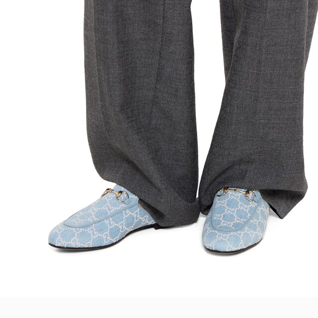 Women's Princetown slipper with pearls