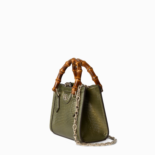 Kleiner Gucci Diana Shopper aus Eidechsenleder