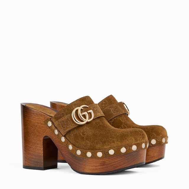 Women's platform clog with Double G