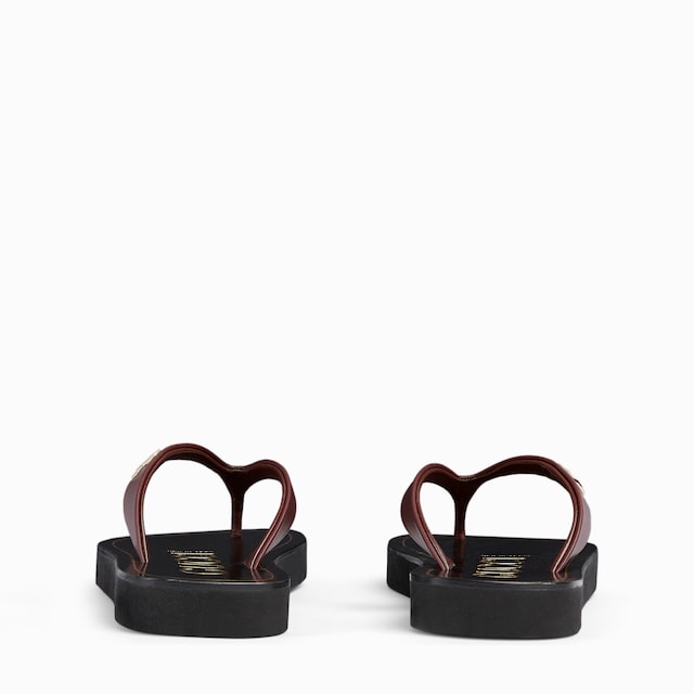 Women's thong sandal with Double G