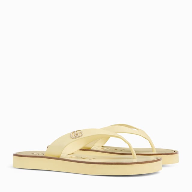 Women's thong sandal with Double G