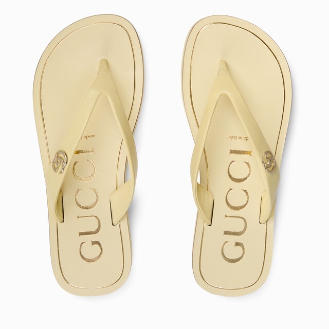 Women's thong sandal with Double G - image 2