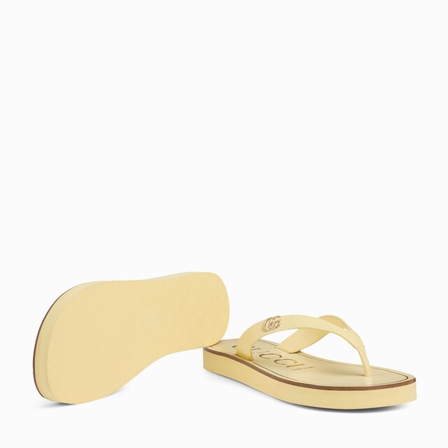 Women's thong sandal with Double G - image 3