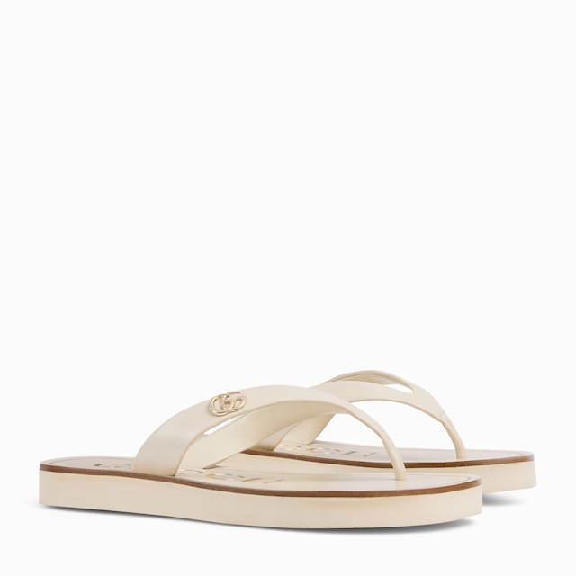 여성 더블 G T-스트랩 샌들