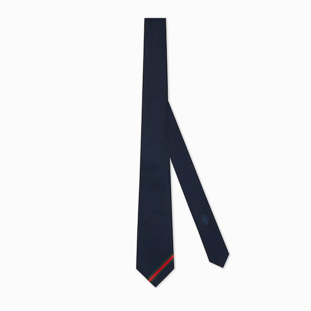 Web silk jacquard tie