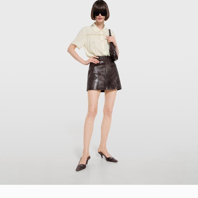 Silk crepe de chine shirt - image 3