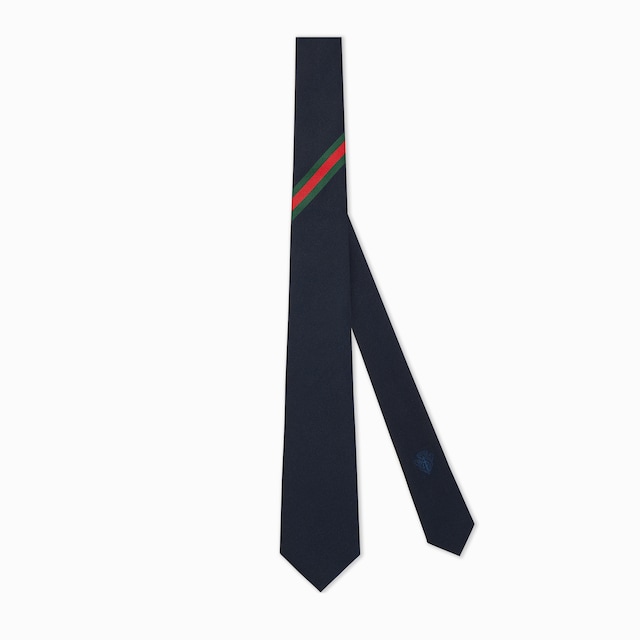 ربطة عنق من جاكارد الحرير بنقش شريط ويب