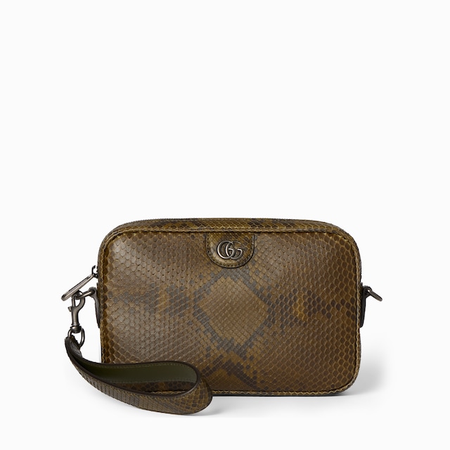 Small python crossbody bag