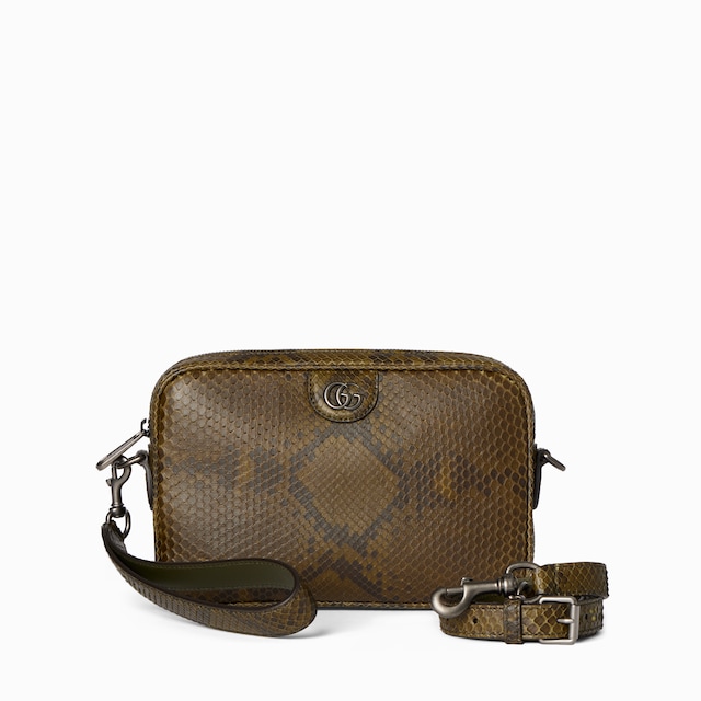 Small python crossbody bag