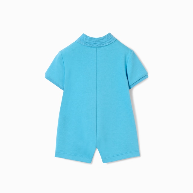 Tutina neonato in cotone con ricamo