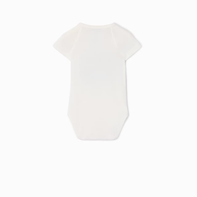 Baby cotton one-piece with print