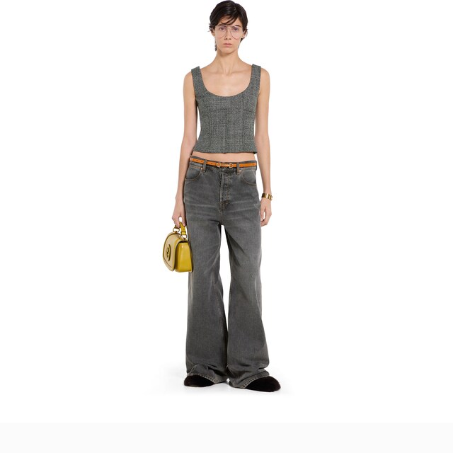 Wool grisaille top - image 2