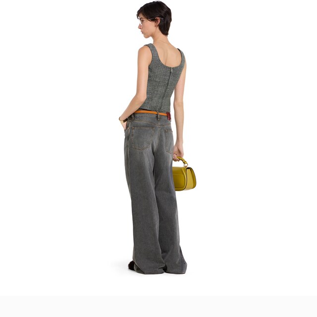 Wool grisaille top - image 3