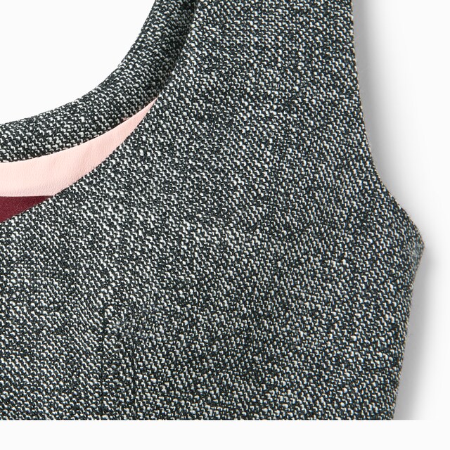 Wool grisaille top