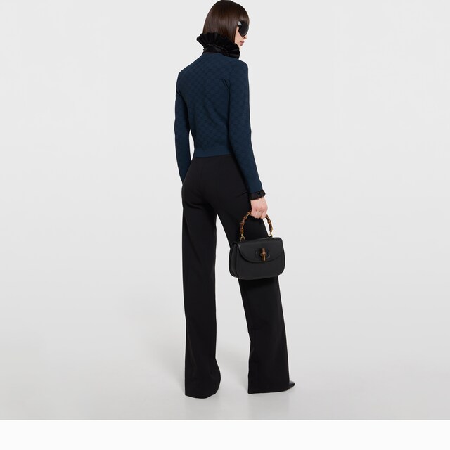 GG fine fabric jacquard cardigan