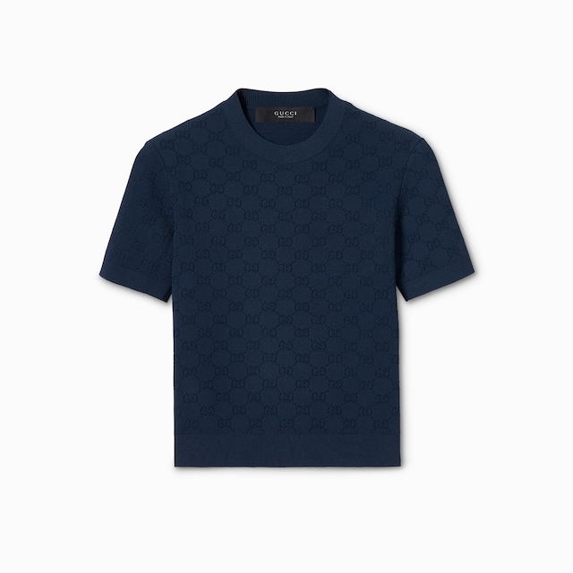 GG fine fabric jacquard top