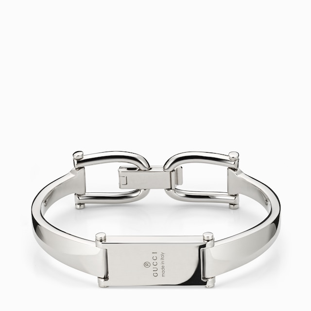 Pulsera rígida con motivo de estribo