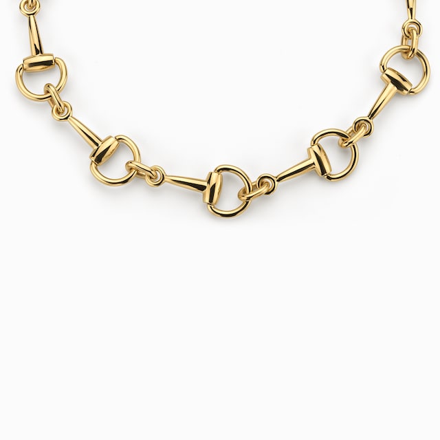 Collar con motivo Horsebit