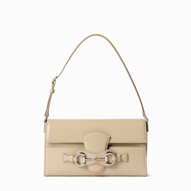 Sac à épaule Horsebit Ristretto taille moyenne