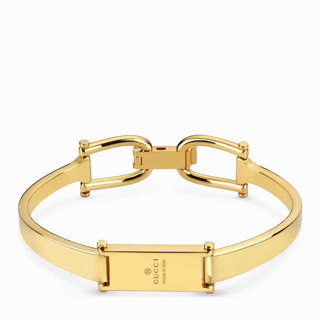 Pulsera rígida con motivo de estribo