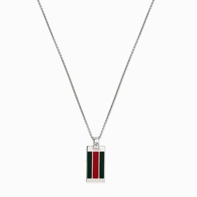 Collar de cadena con colgante Web