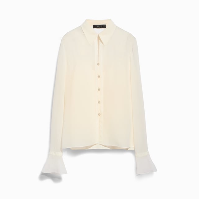 Chemise légère en georgette de soie